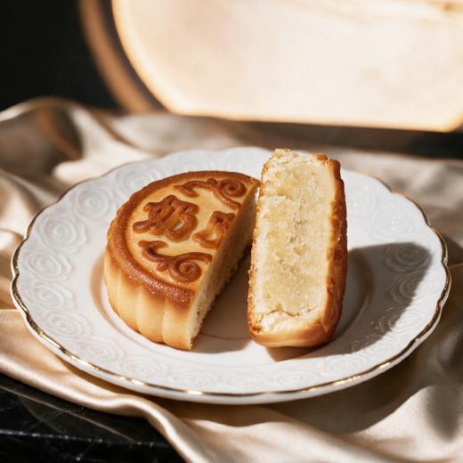 营养食光×笙观新疆中秋月饼 中秋礼盒 奶皮子月饼+酸奶月饼 新疆原料 馅料饱满 奶香醇厚 商品图3