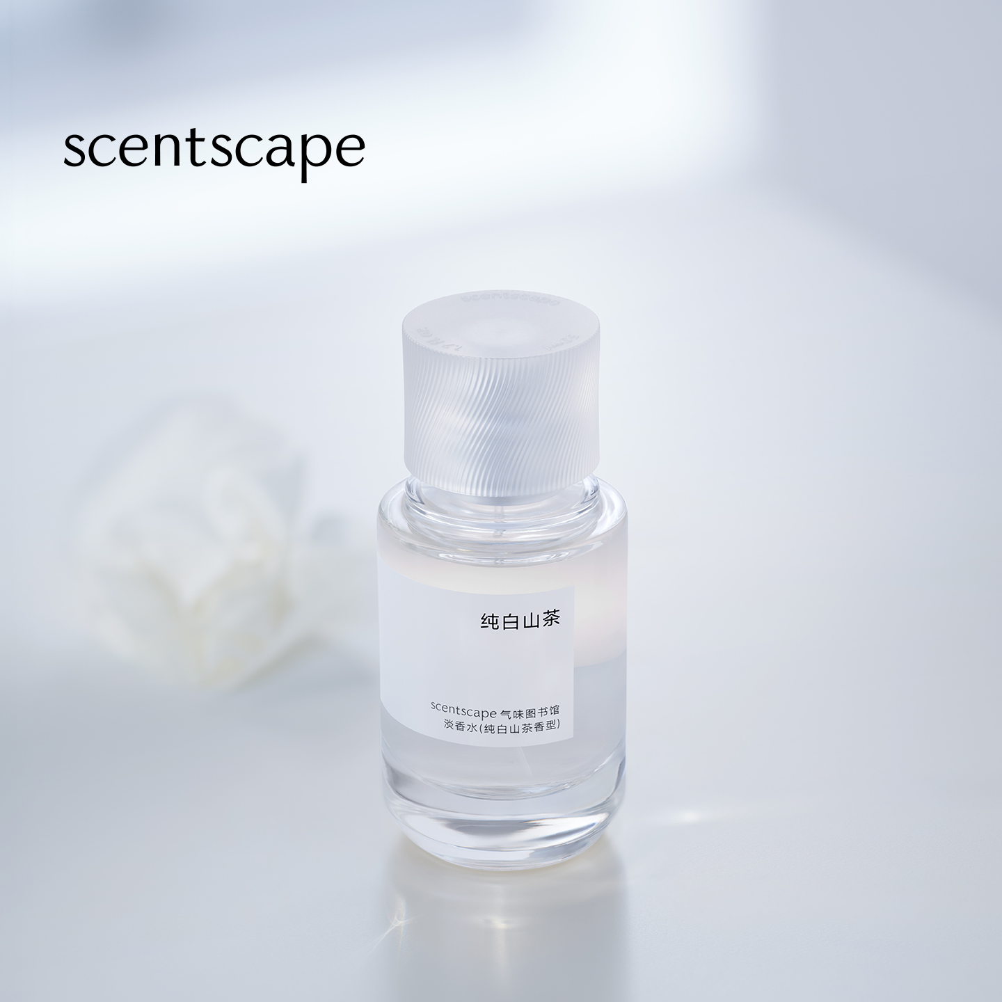 scentscape气味图书馆淡香水（纯白山茶香型） 50ml