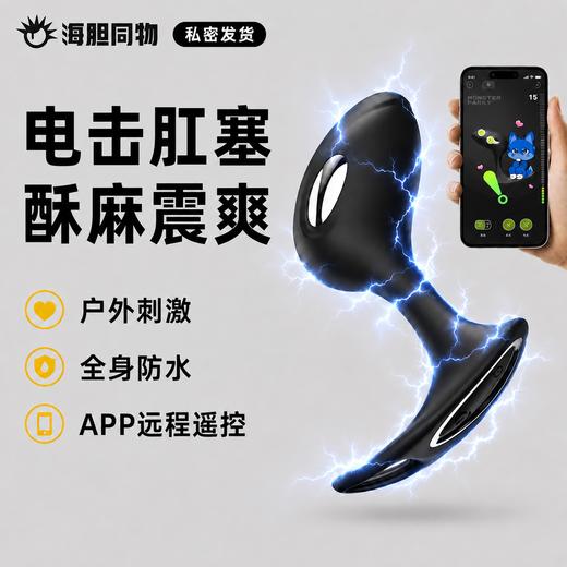 Roomfun 房趣电击音浪男用外出穿戴肛塞 APP远程遥控 商品图0