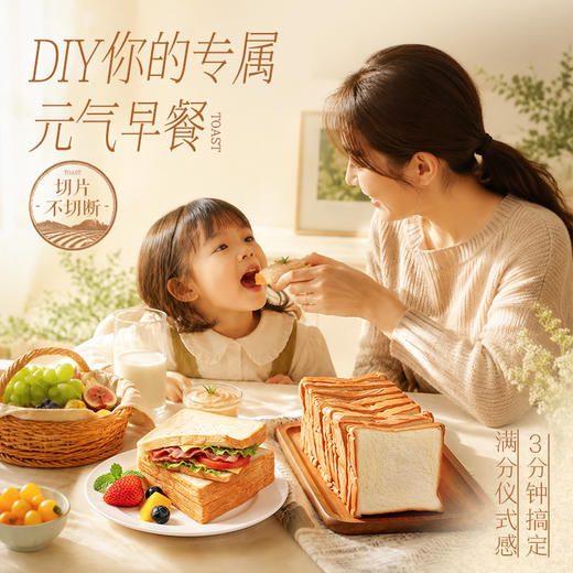 【百草味】高钙嫩吐司 500g（A2系列） 商品图4
