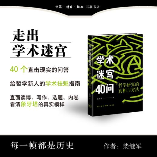 学术迷宫40问：哲学研究的真相与方法 商品图0