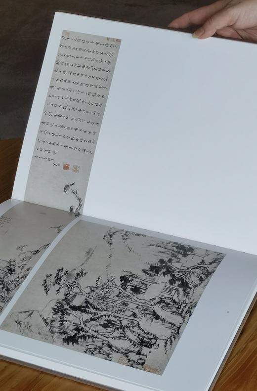 绝版：《八大山人精品集：花鸟卷、山水卷》，全2册，正8开，布面精装，八大山人绘，陈传席主编，江西美术出版社2011年一版一印，近400页，定价880，售价388元。品相9成。 商品图12