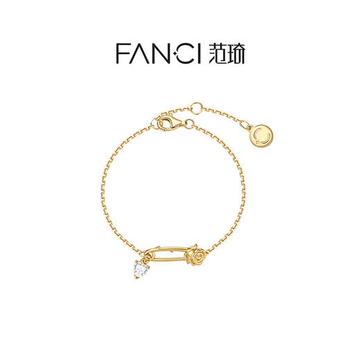 Fanci范琦【野玫瑰系列】野玫瑰手链别针爱心珍珠原创设计送女友 商品图0