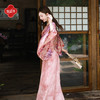 逸红颜《幻绯花》26年夏新款浮光锦渐变缠枝花新中式蝙蝠袖外披女 商品缩略图2