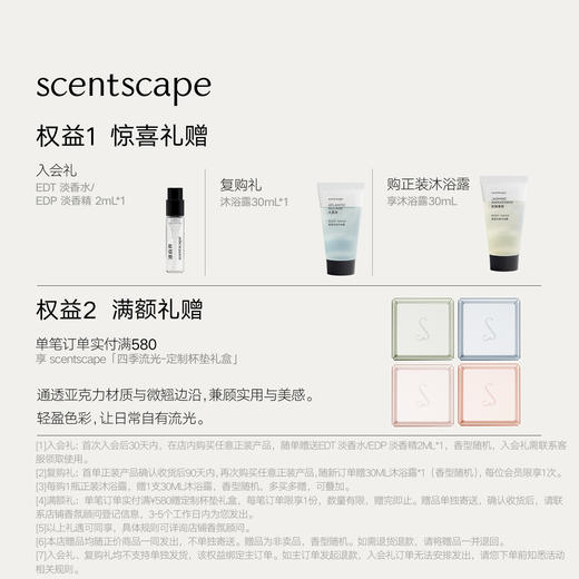 scentscape气味图书馆【沐浴露合集】香氛云感沐浴露 250ml 商品图1