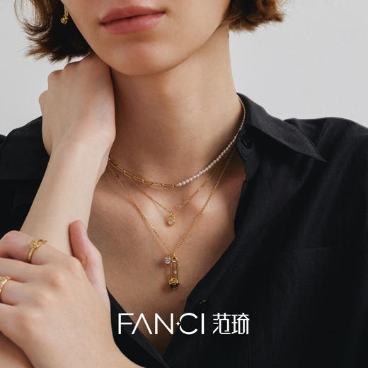 Fanci范琦【野玫瑰系列】野玫瑰荆棘项链别针爱心原创设计送女友 商品图4