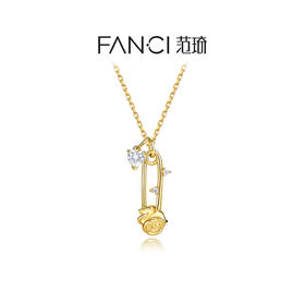 Fanci范琦【野玫瑰系列】野玫瑰荆棘项链别针爱心原创设计送女友