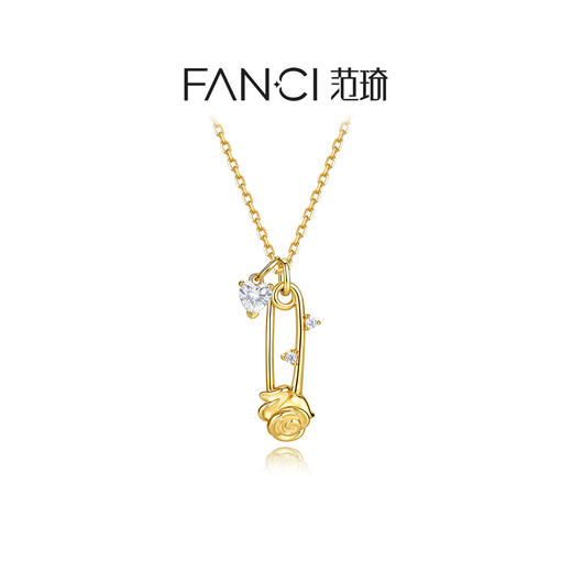 Fanci范琦【野玫瑰系列】野玫瑰荆棘项链别针爱心原创设计送女友 商品图0