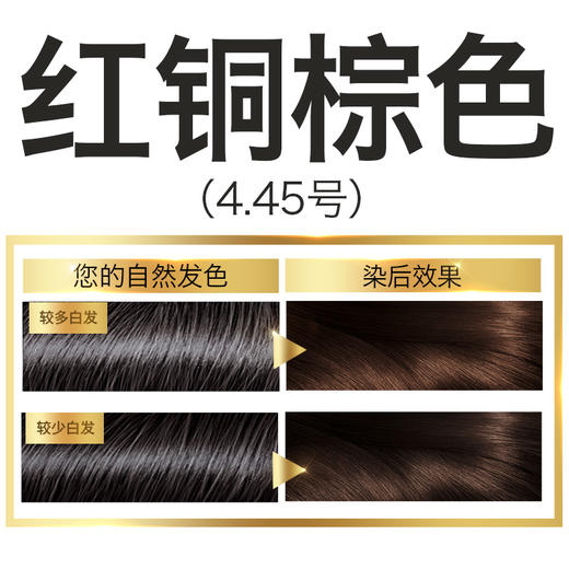 【一般贸易】欧莱雅卓韵霜染发剂自己在家染发膏霜黑色植物氨基酸12ml+48ml+72ml+40ml 商品图5