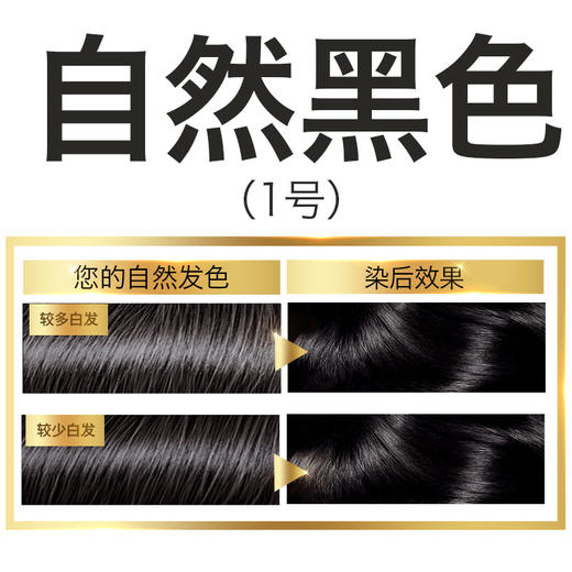 【一般贸易】欧莱雅卓韵霜染发剂自己在家染发膏霜黑色植物氨基酸12ml+48ml+72ml+40ml 商品图2