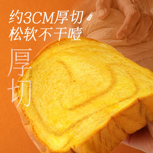 【百草味】南瓜厚切吐司 480g（A2系列） 商品图4