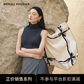 安娜的礼物-Wensli双面印花丝巾