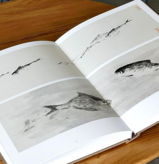 绝版：《八大山人精品集：花鸟卷、山水卷》，全2册，正8开，布面精装，八大山人绘，陈传席主编，江西美术出版社2011年一版一印，近400页，定价880，售价388元。品相9成。 商品图9