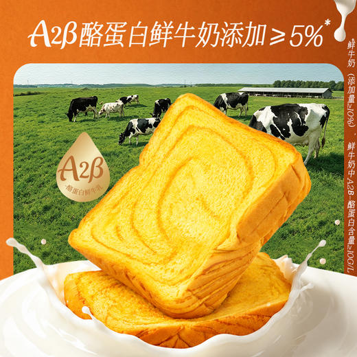 【百草味】南瓜厚切吐司 480g（A2系列） 商品图3