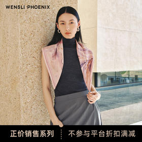 星夜百合-Wensli双面印花方巾