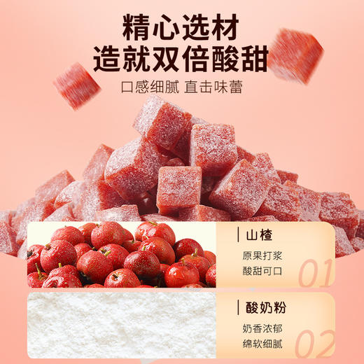 【百草味】酸奶山楂丁80g 商品图1