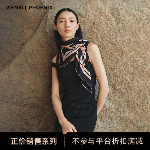 安娜的礼物-Wensli双面印花丝巾 商品图2
