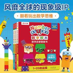 Number BLOCKS数字积木.数学启蒙翻翻书(中英双语)(共3册)
