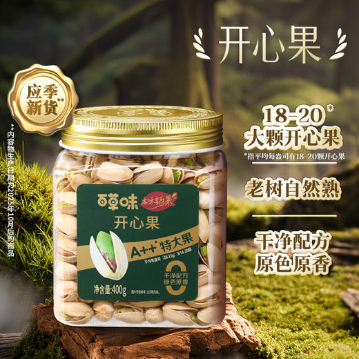 【百草味】本味甄果系列-开心果400g（罐装） 商品图0
