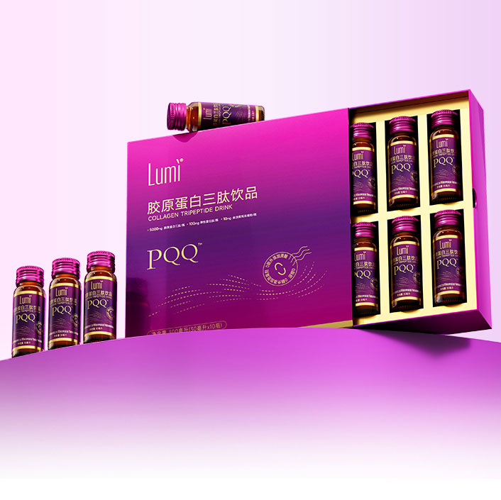 【补水充盈 肌肤透亮】Lumi 鱼胶原蛋白三肽PQQ紫光瓶 弹润紧致 胶原换活 30ml/瓶