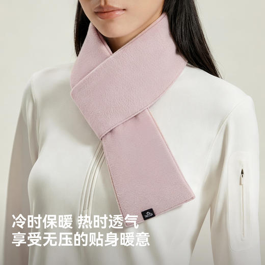 伯希和户外围巾女2026新款POLARTEC抓绒围脖秋冬登山保暖脖套男 商品图1