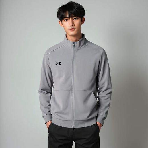 UA安德玛男子春秋休闲运动立领拉链夹克外套23600304-001 商品图1