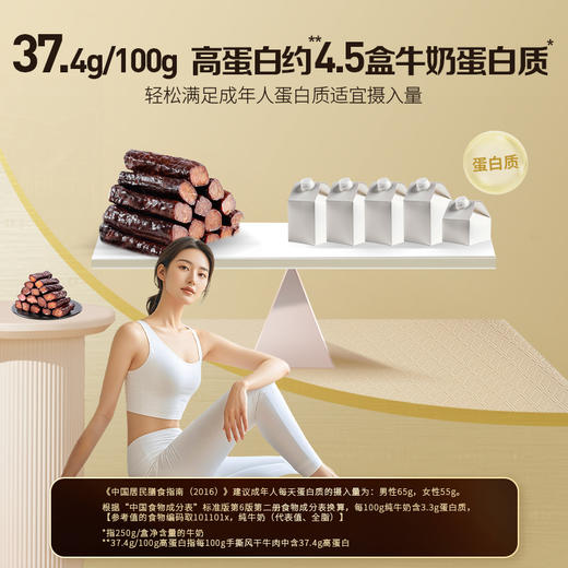 【百草味】手撕风干牛肉（原味）400g（散称） 商品图1
