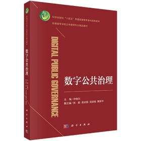 数字公共治理 许晓东 9787030852144