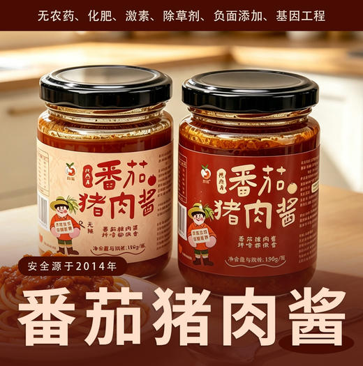 生态番茄猪肉酱 酱香浓郁 口感醇厚 拌面拌饭神器|梓盟 商品图0