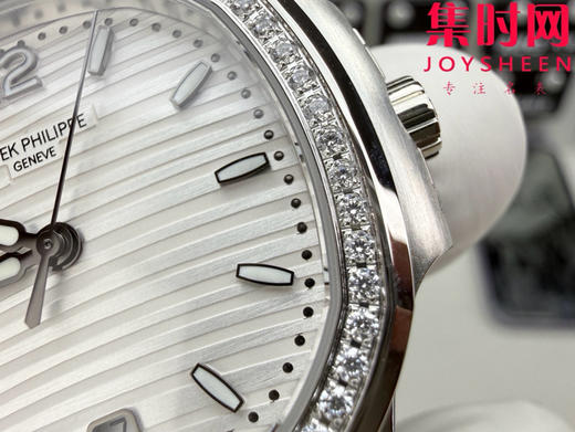 3K百达翡丽运动优雅系列 鹦鹉螺7118 白盘钻圈 女士腕表 324一体机 商品图4