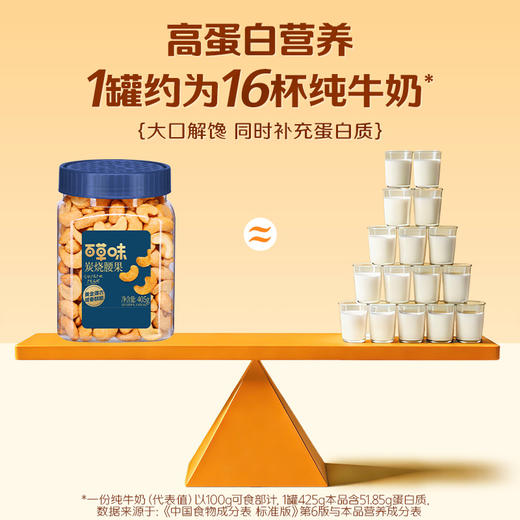 【百草味】炭烧腰果405g罐装 商品图2