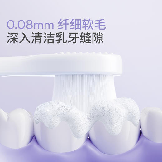 【洗浴用品】嫚熙宝宝牙刷2-3到6岁专用训练牙刷口腔清洁万毛刷儿童防戳软毛刷 商品图2