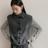 【叠穿神器 简约高级】missboudior 韩系两面穿高领针织马甲 纹理细腻 保暖有型 2色可选★有间全球购 商品缩略图12