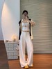 花姿彤亚麻阔腿裤 | 版型对身材包容性hin高➜垂坠感+高腰+“微微”阔腿裤型，尺码有S~2XL，80~155斤的姐妹都能穿。 商品缩略图5