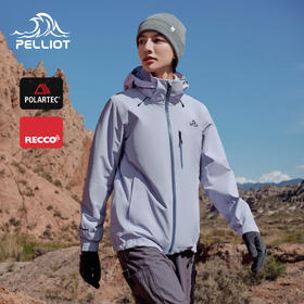 伯希和户外冲锋衣女新款三合一Polartec200抓绒内胆徒步登山服男