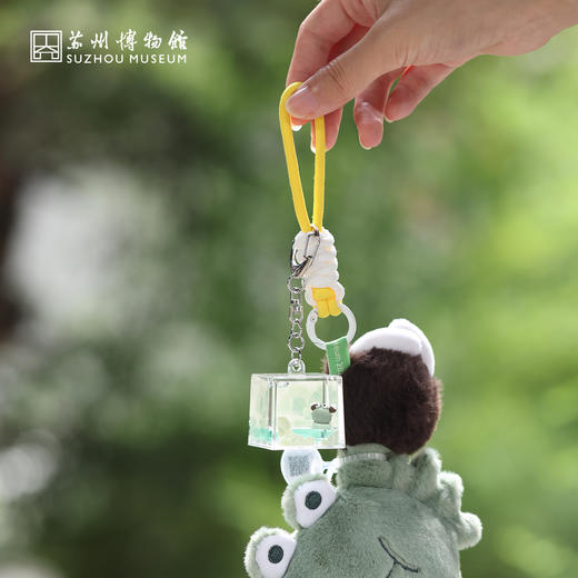 苏州博物馆 入油钥匙扣蟹青青姑苏繁华图万年桥创意挂件特色伴手礼 商品图3