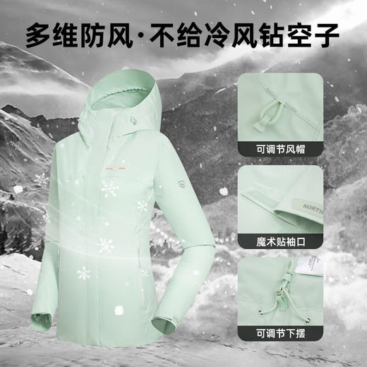 【奥地利品牌】NORTHLAND诺诗兰秋冬GORE-TEX女士冲锋衣防风防水徒步登山外套NWJEH2501S 商品图3
