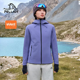 伯希和户外软壳衣eVent专业防风冲锋外套女秋季摇粒绒保暖登山服