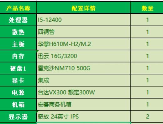 【JL】电脑一套（两个显示器一个主机 ，配件质保1年，价格维持到9.30） 商品图0