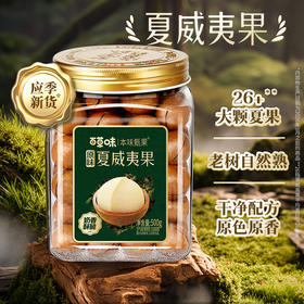 【百草味】本味甄果系列-原味夏威夷果500g（罐装）