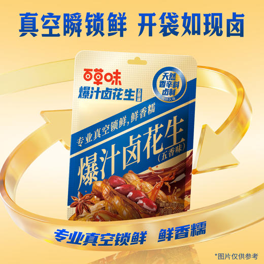 【百草味】爆汁卤花生（五香味）228g 商品图1