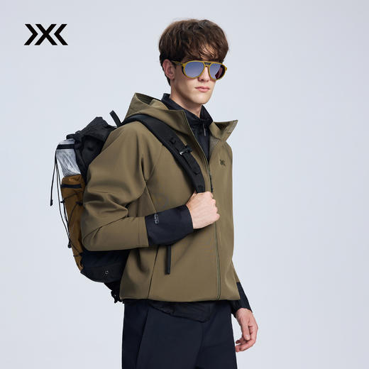 X-BIONIC  风盾荷鲁斯连帽软壳夹克男士秋冬保暖防风耐磨防泼水 商品图8