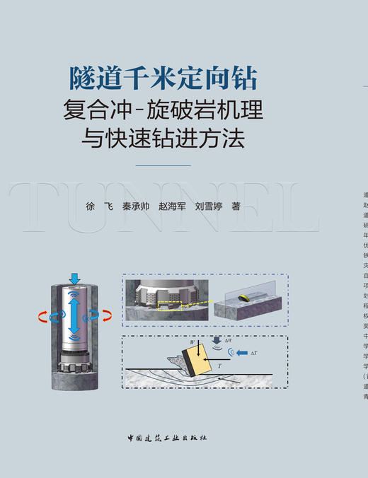 隧道千米定向钻复合冲-旋破岩机理与快速钻进方法 商品图3