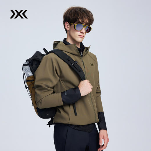 X-BIONIC  风盾荷鲁斯连帽软壳夹克男士秋冬保暖防风耐磨防泼水 商品图9