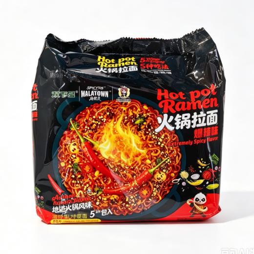 C 双下巴火锅142g*5拉面爆辣味火锅拉面 商品图0