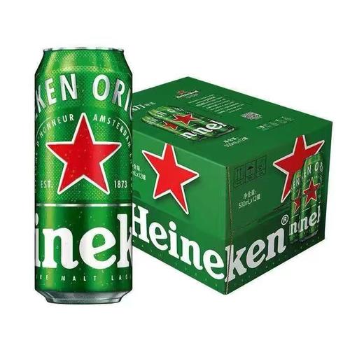喜力500ml*12啤酒听装（盒装） 商品图3
