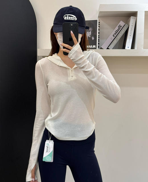高端天丝绵羊毛混纺长袖帽衫090310 商品图10