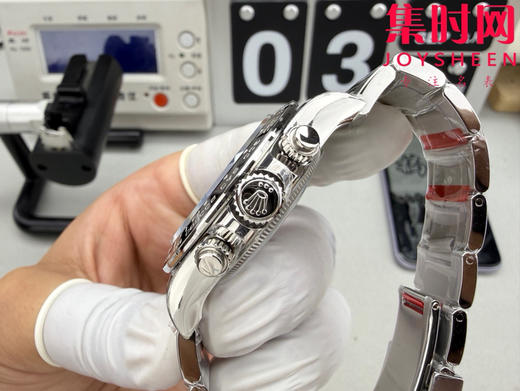 无卡度版本 劳力士宇宙计型m126500 VS迪通拿 VS新款包边迪通拿黑陶迪 丹东4131一体机 隐藏无卡度 包边陶瓷圈 男士腕表 商品图5