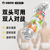 荷尔先生双人对战透明飞机杯男性用自慰男男同宿舍 商品缩略图0