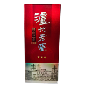 泸州老窖精制二曲38度500ml浓香型白酒